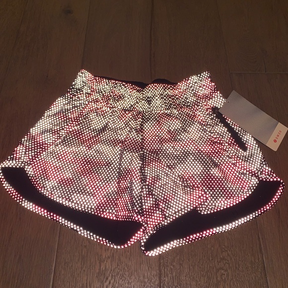 Lululemon Seawheeze Reflective *High Tempo Camo Orange Multi Tracker short - Picture 2 of 7